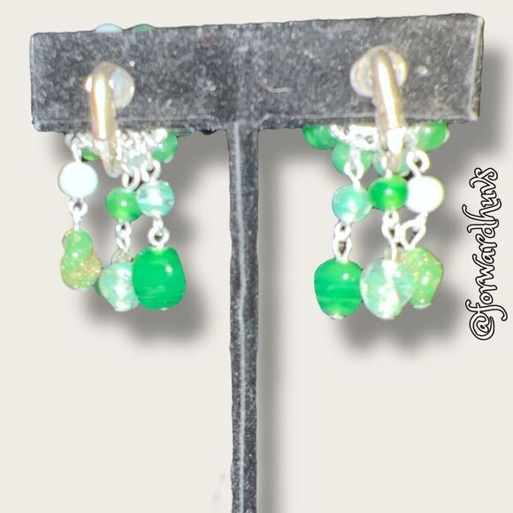 Antique Earrings - Unmarked, Excellent Vintage Condition - Picture 4 of 7